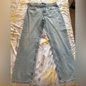 Aeropostale Light Wash Straight Leg Jeans